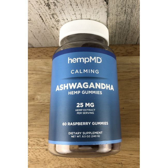 Calming Gummies for Adults Ashwagandha Valerian L-Theanine - 60 Relaxing Gummies