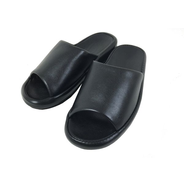 Omikenshi 10800029 Synthetic Leather Comfort Slippers Luxury Leather Type L Approx. 9.1 - 10.4 inches (23 - 26.5 cm)