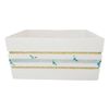 Small rectangle wooden crate multi-purpose (various designs) (Pansy flower)