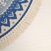 Utobanh Boho Rustic Round Placemat for Dinning Table with Tassels, 20" Mandala Placemat Table Mat for Kitchen Table Tea Table