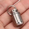 Box Case Titanium Alloy Pill Waterproof Box Case Keychain Holder Container Bottle(s)