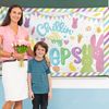 Easter Decorations Happy Easter Peeps Backdrop Spring Bunny Rabbit Banner Happy Easter Peeps Decorations for Home Party