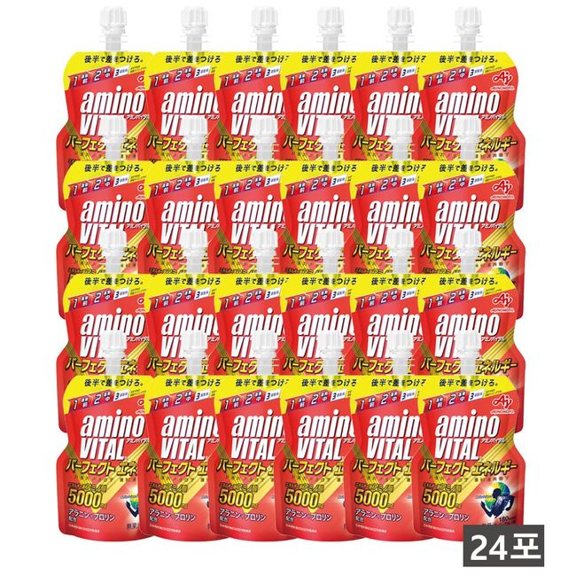 Amino Vital Perfect Energy Gel 4 Boxes (24P) Energy Gel Power Gel, 45g, 24ea