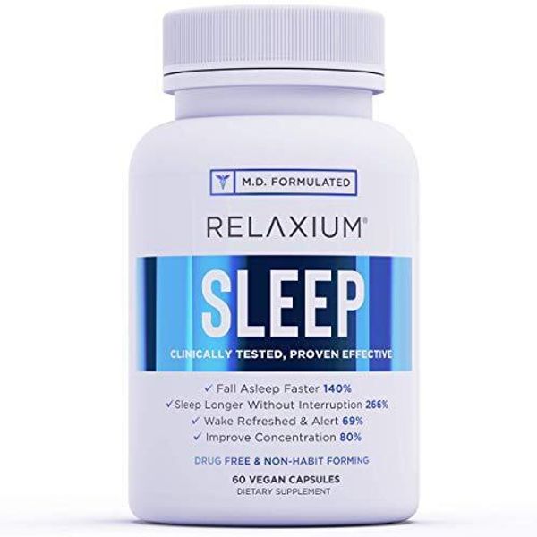 Relaxium Natural Sleep Aid | Non-Habit Forming | Sleep Supplement for Longer ...