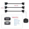 NFHK 3pcs/set Remote Control Data Cable Type C & Micro to Micro USB for Mavic Pro Platinum Mavic Park RC Accessories