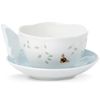 Lenox Butterfly Meadow Figural Cup and Saucer Set, Blue