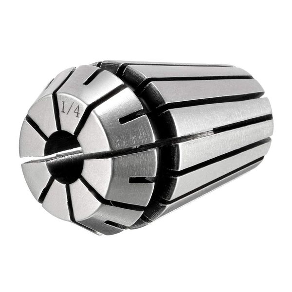 sourcing map ER20 1/4" Spring Collet Chuck for CNC Engraving Machine Lathe Milling Tool