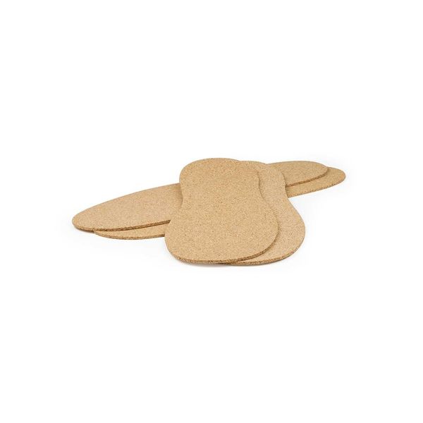 CORK INSOLES - 2 PAIR PACK SIZE 8