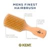 Kent Rectangular Club Handled White Bristle Brush - OG4 (PACK OF 1)