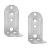 Biqing 2PC L Shaped Bracket Motorcycle Fog Light Bracket for LED Work Lights/Spotlight/Fog Light/ Driving Light Mounting Brackets