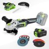WORKPRO 20V Cordless Angle Grinder Kit 4-1/2 Inch Lightweight Angle Grinder Tool