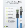 Goobay 45662 CAT 8.1 patch cable S/FTP (PiMF) blue - LSZH halogen-free CU material