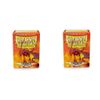 2 Packs Dragon Shield Matte Orange Standard Size 100 ct Card Sleeves Value Bundle! …