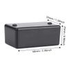 Drfeify Waterproof Receiver Box, Waterproof Sealed Plastic Box for Receiver RC Car and Boat Model Accessory