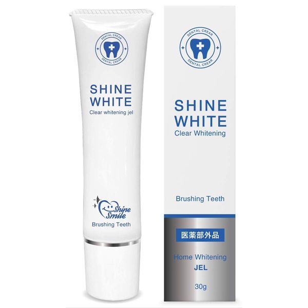 Tensindo Co., Ltd. Medicated Whitening Toothpaste, Shine White, No Abrasives, Apple Mint Flavor