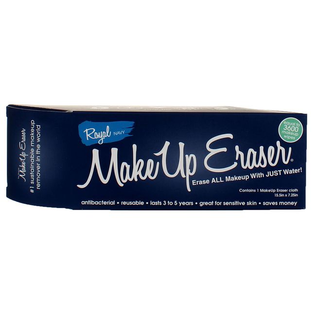 3 Pack MakeUp Eraser The Original Antibacterial Reusable Makeup Eraser, Royal...