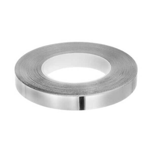 Molding Trim Gap Sealing Tape 0.59"x0.01"x164ft Brushed Silver Tone