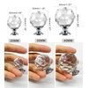 NUODWELL 8 Pcs Spherical Drawer Knob Crystal Pull Handles Cupboard Wardrobe Knobs (20MM)