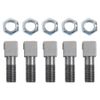 10Pc Threaded Stump Grinder Teeth 2-1/2" for Bradco Shaver Ashland Baumalight