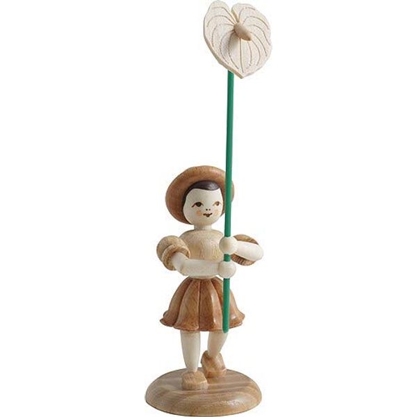 Blank Blumenkinder Natur, mit Anthurie, BK031