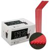 大黒工業 Flex Straw Red Bare 500 Pieces 6403444