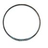 4031182 Thin Petite Faith Bangle Stackable Christian Bracelet Raw Oxidized Green Finish