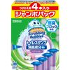 Scrubbing Bubbles Toilet Cleaning, Toilet Detergent, Toilet Stamp Refill, 4 Pieces (24 Stamps), Deodorizing Ingredients, Clear Jasmine, Jumbo Pack, Replacement, Bulk Purchase, Cleaning Agent, Deodorizing, Odor Blocking