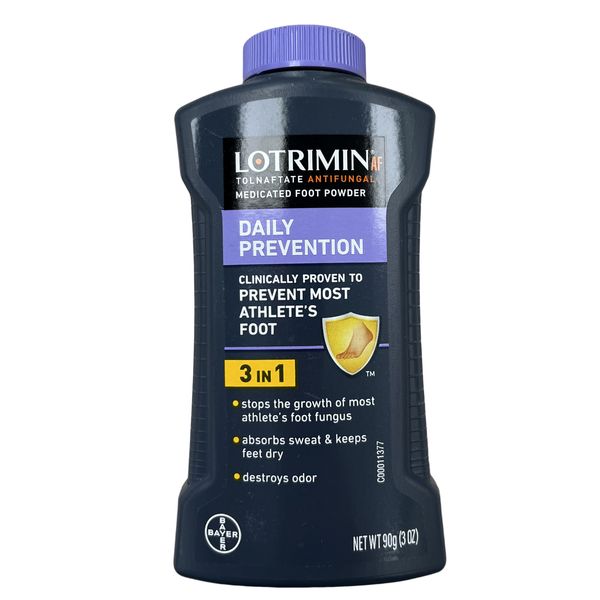 Lotrimin AF POWDER Daily Prevention 3oz ~ NEW LOOK ARRIVING!