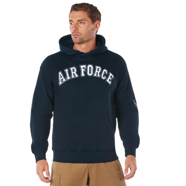 Rothco Air Force Pullover Hoodie, Blue, 2X