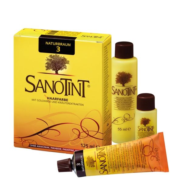 Sanotint - 4% PPD, no ammonia Natural Brown Hair dye 03