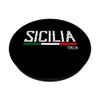 Sicilia Flag Sicily Palermo Italy PopSockets Swappable PopGrip