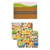 Petit Collage PTC335 Construction Site Magnetic Play Scene Set, Multicolor