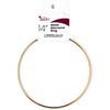 Cousin DIY Gold Metal, 14 inch Diameter Craft and Macrame Ring