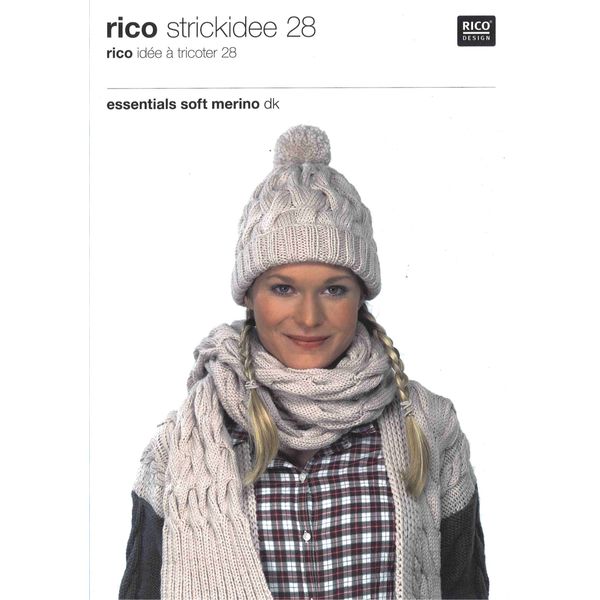 Rico Knitting Idea No. 28 - for Essential Soft Merino dk