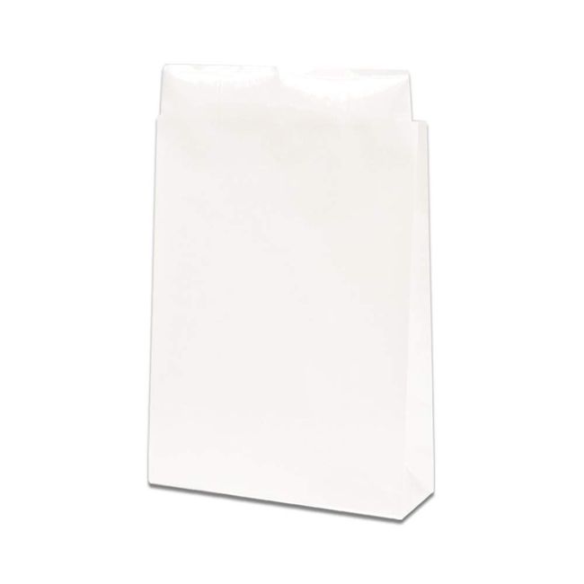 Cardboard One Delivery Bag, Large, White, Tape Included, Pack of 50