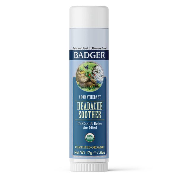 Badger - Headache Soother Balm Stick - 0.6 oz.