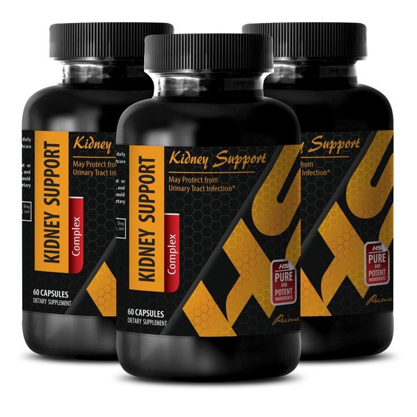 kidney restore - KIDNEY SUPPORT Formula - kidney stone breaker - 3 Bottles