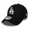 New Era 39Thirty Stretch Cap - LA Dodgers Black/White - L/XL