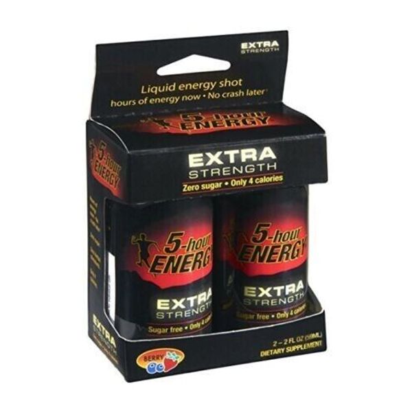 5 Hour Energy Extra Strength Energy Drink, Berry, 2 Bottles