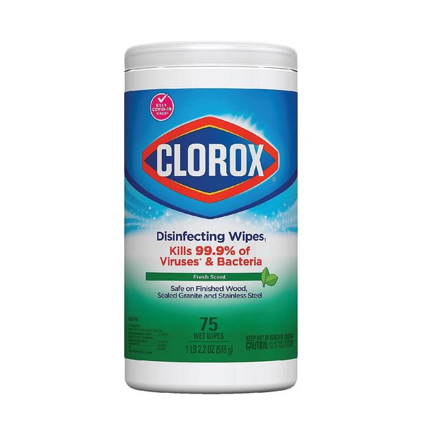 Clorox Disinfecting Wipes, Bleach Free Cleaning Wipes - Fresh Scent, 75 Count