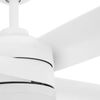 Indoor or Outdoor Matte White Ceiling Fan w/Remote Control 52" Width Damp Rated