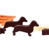 LYWUU Dachshund Dog Silicone Ice Cube Trays and Tray
