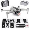 Wrapgrade Skin compatible with DJI Air 2S | Accent Color B (BLACK BUMPY CAMO)