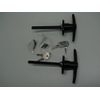 Truck Cap Cover Shell Topper Window T-Handle Lock Kits/Black/Twin Pack