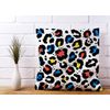 Warren Reed - Designer Coloured Leopard Print Cushions 60cm x 60cm