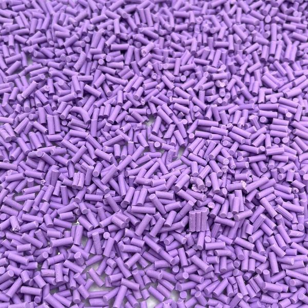 20g Set Light Purple Short Polymer Clay Sprinkle