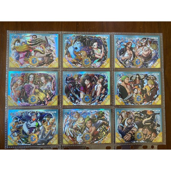 One Piece Collectable Trading Card Anime CP Insert 9 Card Set NEW WORLD