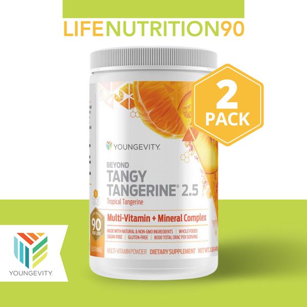 Youngevity Beyond Tangy Tangerine 2.5 / 2 Pack / 30 servings each