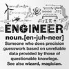CafePress Engineer Funny Definition Pint Glass, 16 oz. Drinking Glass