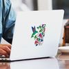 CafePress Rainbow Hummingbird On T Sticker (Rectangle 10 pk)